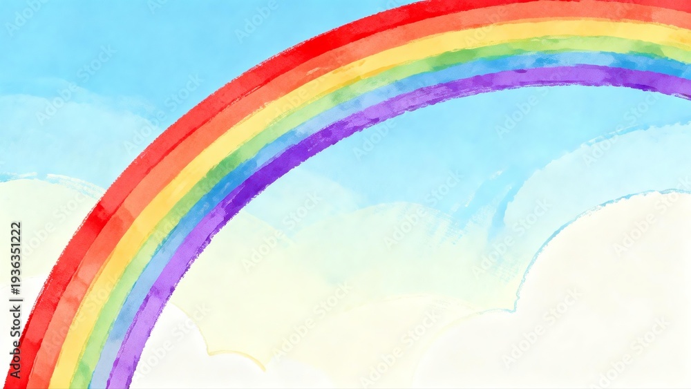 Fototapeta premium Rainbow in the sky