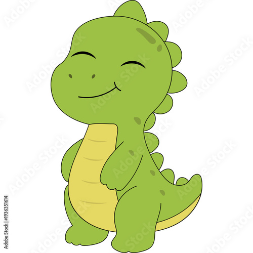 Illustration Dinosaur Plush Toy