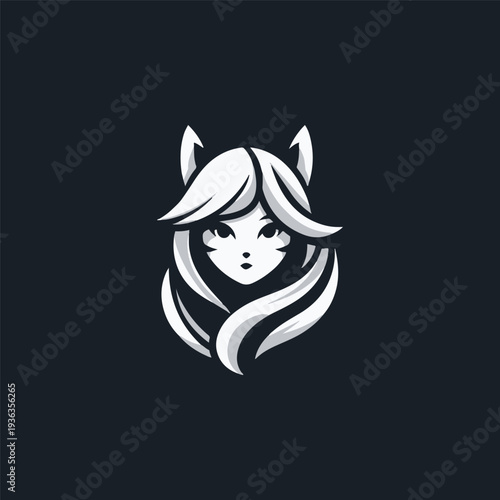 Girl Kitsune Logo