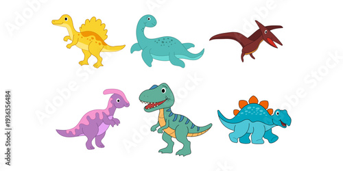 Illustration Dinosaur Plush Toy