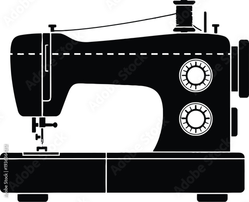 Vector sewing machine icon