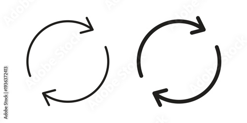 Exchange icon linear symbol. Vector Designs.