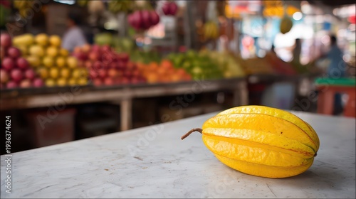 Exotic Star Fruit on Market