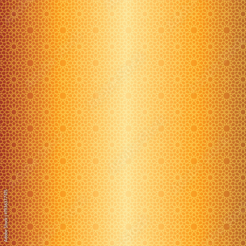 Abstract golden vector background with a macro texture of yellow beer bubbles and liquid drops forming a cold orange drink pattern