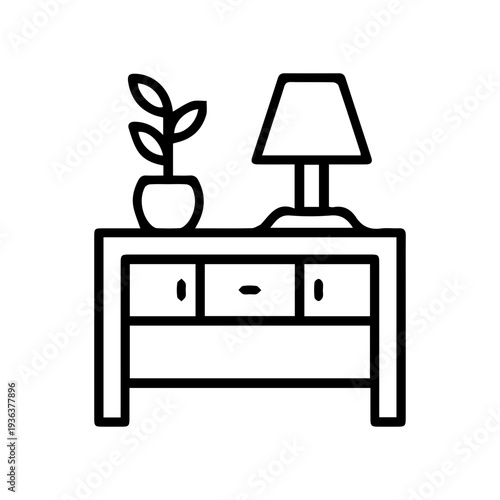 Bedside Table Arrangement