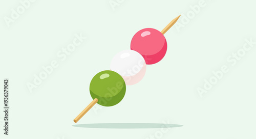 Hanami Dango - Japanese Sweet Skewer