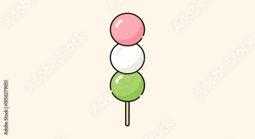Hanami Dango - Japanese Sweet Dumplings on a Stick