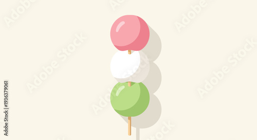 Hanami Dango: Japanese Sweet Dumplings on Stick