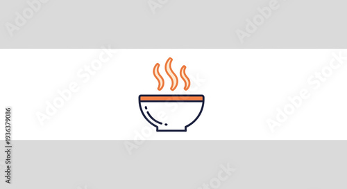 Hot Food Bowl Icon