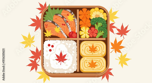 Autumn Bento Box Lunch