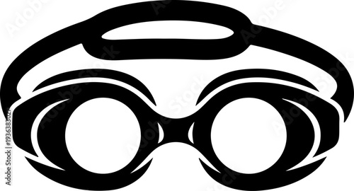 Vector swimming goggles icon