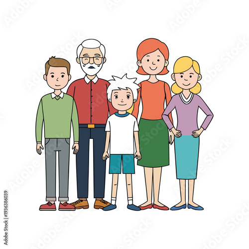 Multi-generational family portrait on Patriot Day, symbol of legacy