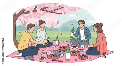 Cherry Blossom Picnic