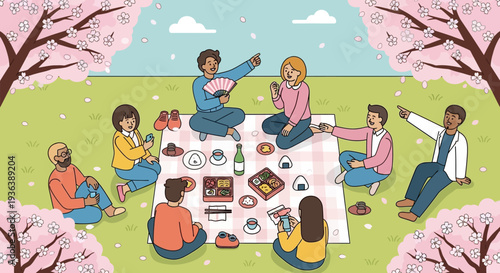 Cherry Blossom Picnic