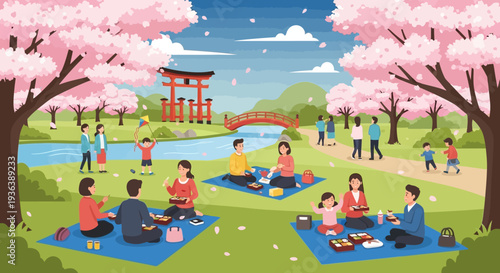 Cherry Blossom Picnic