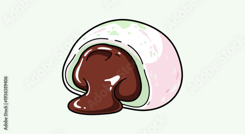 Chocolate Mochi Dessert