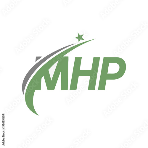Green MHP logo with dynamic swoosh and star symbolizing innovation and excellence.