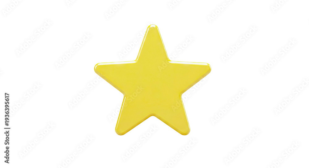 Obraz premium Single Yellow Star