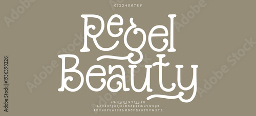 Elegant alphabet letters font logo. Typography luxury classic lettering serif italic fonts decorative wedding vintage retro logos. vector illustration