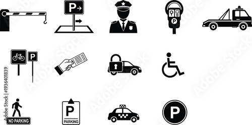 parking icons, parking sign, parking meter, parking symbol, parking area, car parking, transport, traffic sign, parking service, vehicle parking, parking lot, road sign,