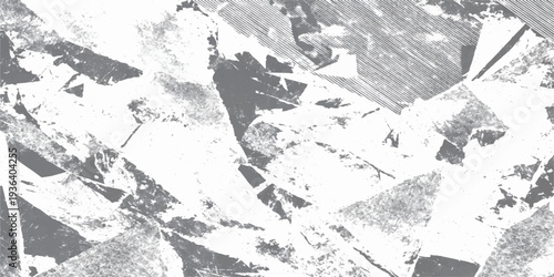 Vintage world map illustration featuring a grunge paper texture background with abstract antique design elements showing continents and ancient borders in an artistic vector style