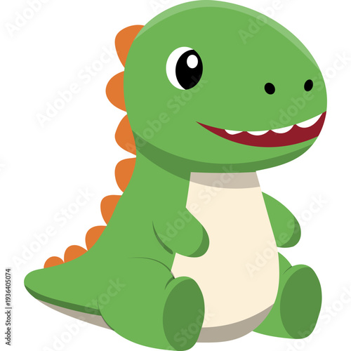 Illustration Dinosaur Plush Toy