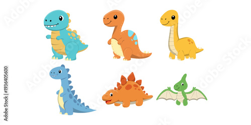 Illustration Cute Dinosaur Plush Toy