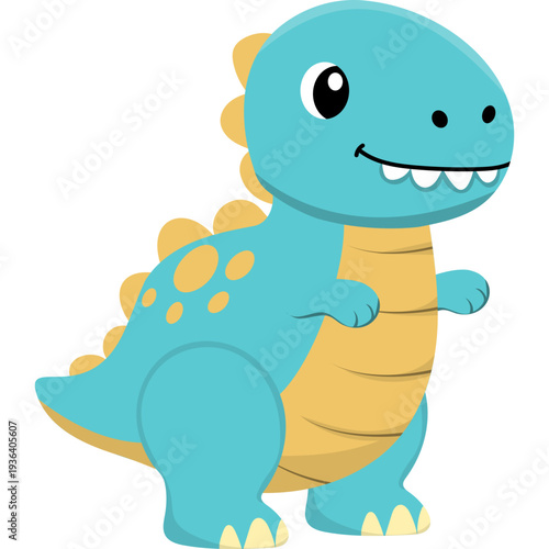 Illustration Cute Dinosaur Plush Toy