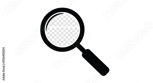 Vector magnifying glass icon