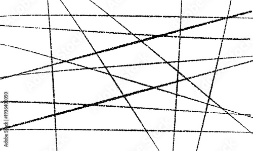 手描きのランダムなライン背景素材