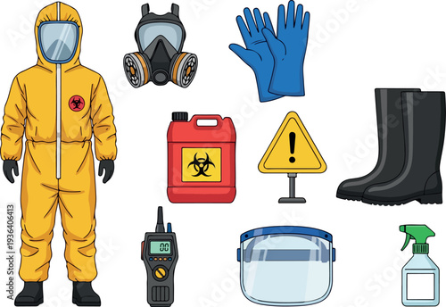 Hazardous Materials Handling Equipment and Protective Gear in Industrial Settings
