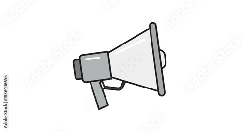 Megaphone icon for announcement or marketing communication