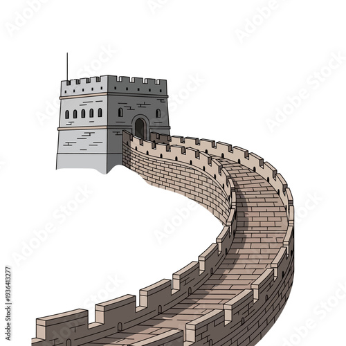 Great Wall of China, ancient stone fortification, historical landmark, architectural wonder, China travel