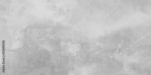 A vintage backdrop featuring a rough grunge wall texture and old paper pattern with dirty grey cement paint on a dark textured concrete surface.