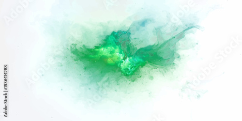 Hand-painted abstract watercolor background featuring artistic ink splashes and colorful brush textures on paper with blue and pink paint stains for a vector wallpaper design.