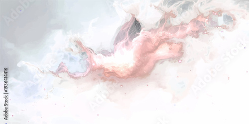 A beautiful young woman enjoys a relaxing summer day in the refreshing water of a luxury spa pool.