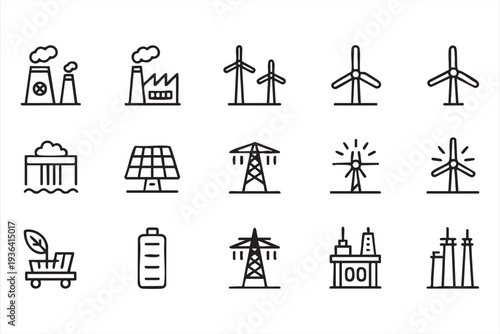 Minimal winter glove icon pack with mittens knitted gloves and cold weather handwear symbols