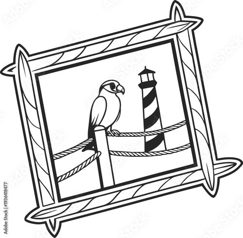 vector drawing of a house