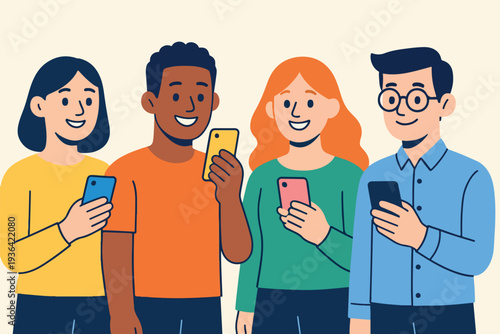 Diverse Young Adults Using Smartphones