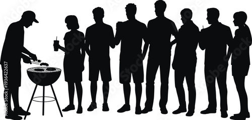 Mega collection of diverse people silhouettes in business meetings medical emergencies success celebrations and flat vector fashion characters wearing casual streetwear and professional outfits