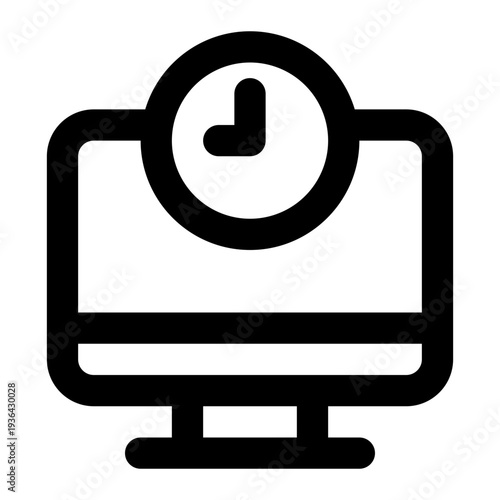 work time icon for illustration