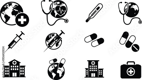 Medical and healthcare icons