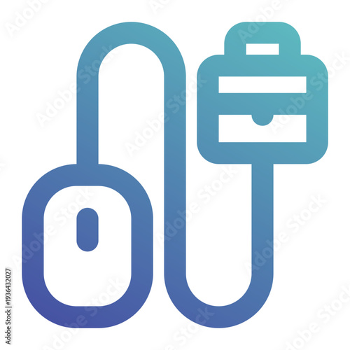 remote working icon for illustration