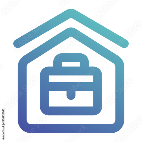 remote working icon for illustration