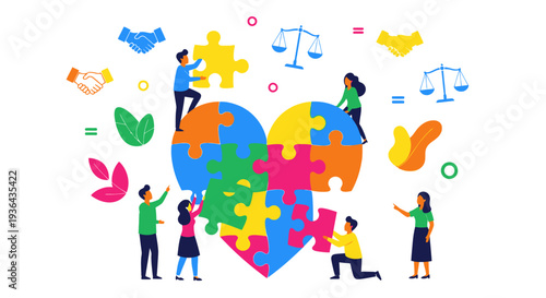 Logistics and transportation workers managing warehouse operations on a conveyor belt system with industrial machinery in the background