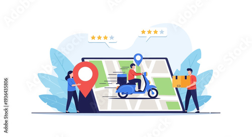 Logistics and transportation workers managing warehouse operations on a conveyor belt system with industrial machinery in the background