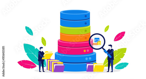 Logistics and transportation workers managing warehouse operations on a conveyor belt system with industrial machinery in the background