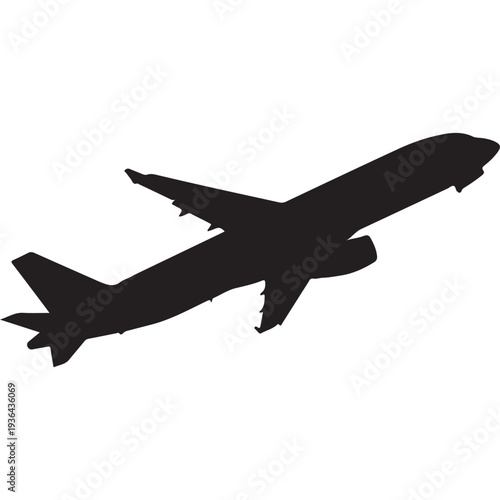 airplane,fly,silhouette flat design for air travel icon vector graphic for airport wayfinding system