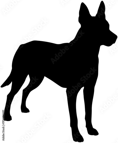 German Shepherd Dog Silhouette Domestic Animal