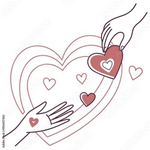 A heartwarming gesture of love and care